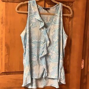 Banana Republic Paisley Print Sleeveless Blouse
